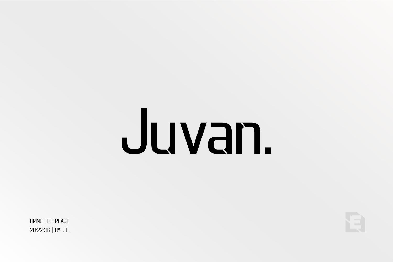 Juvan Typeface Font