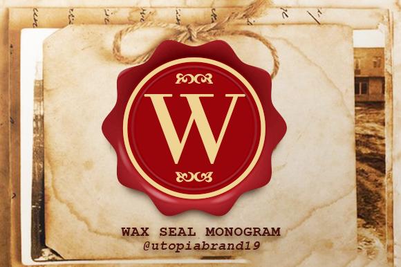 Wax Seal Monogram Font