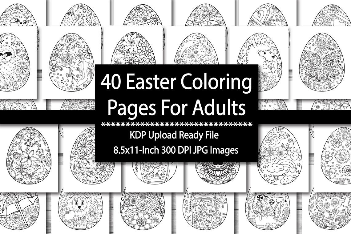 Easter Coloring Pages for Adults