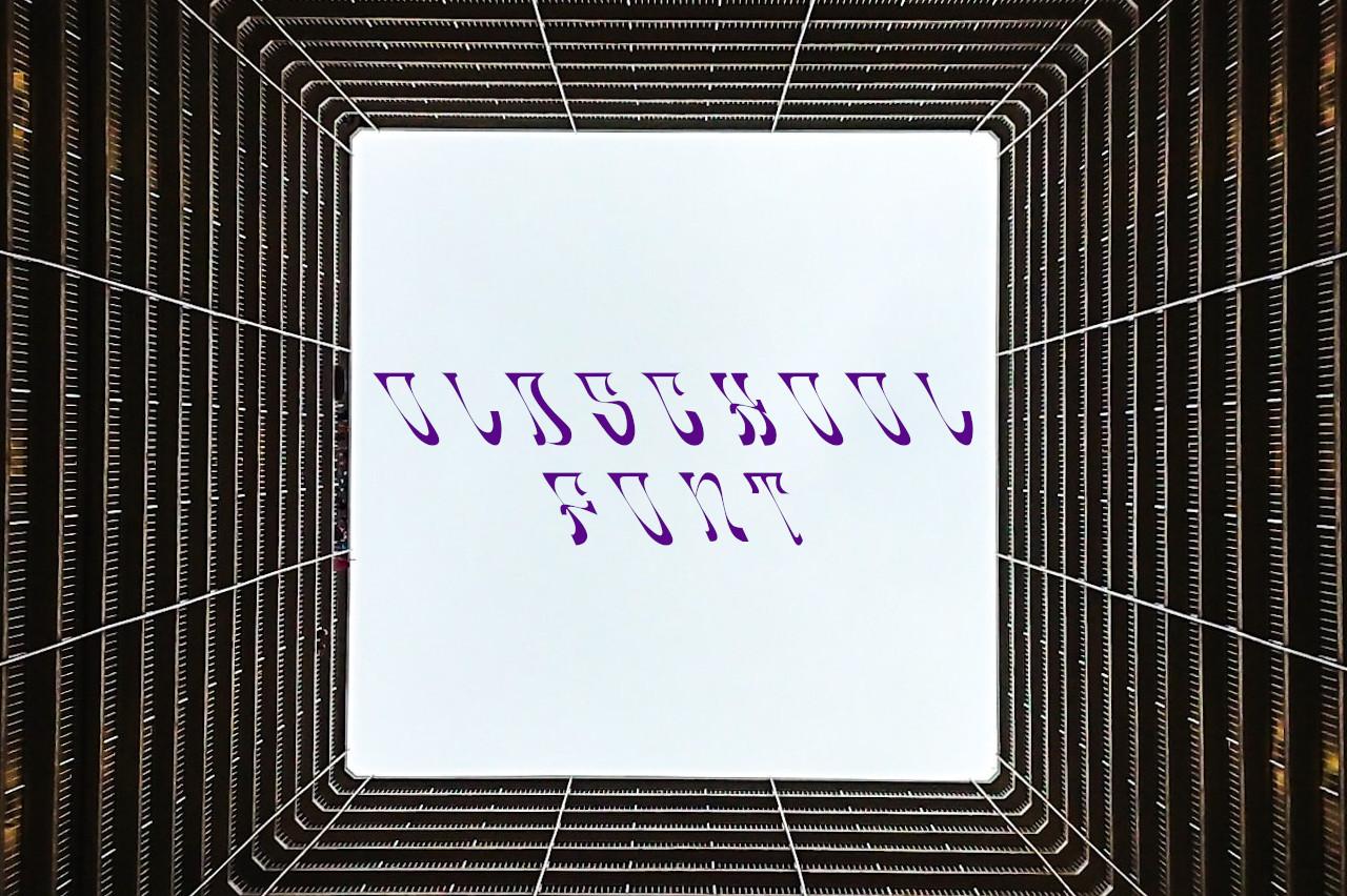 Oldschool Font