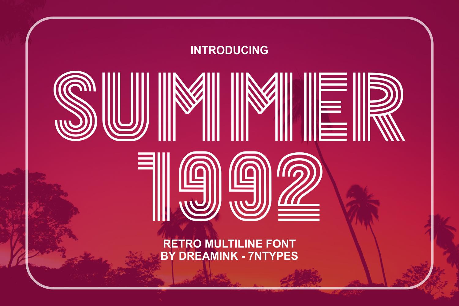 Summer 1992 Font