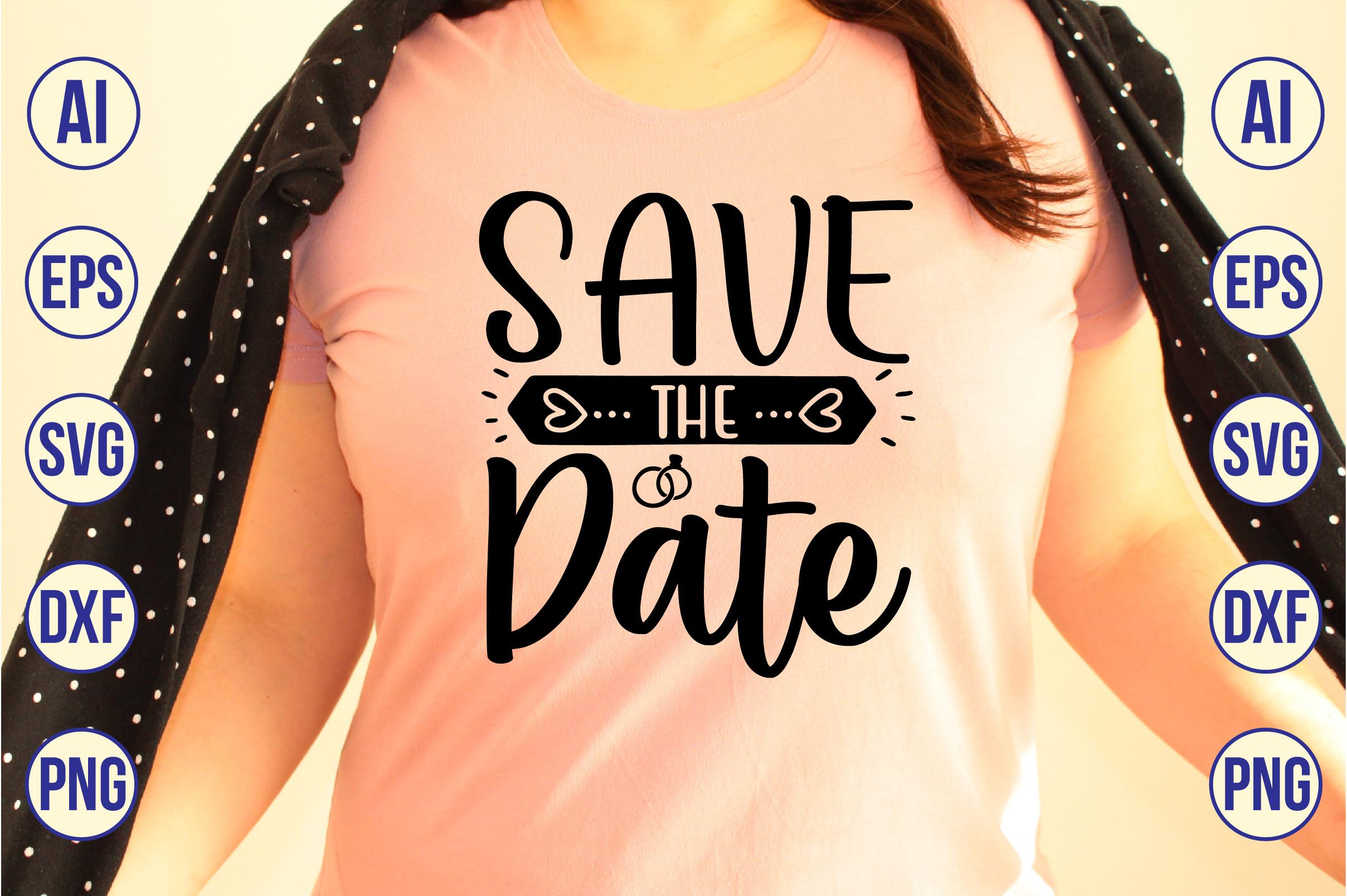 Save the Date SVG