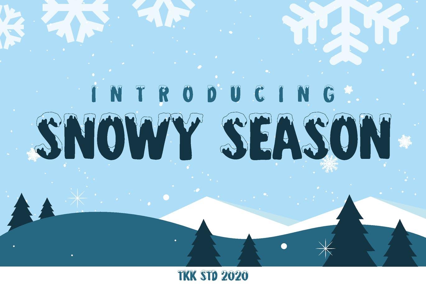 Snowy Season Font