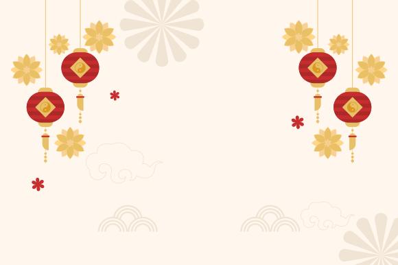 Chinese New Year Celebration Festive Bac