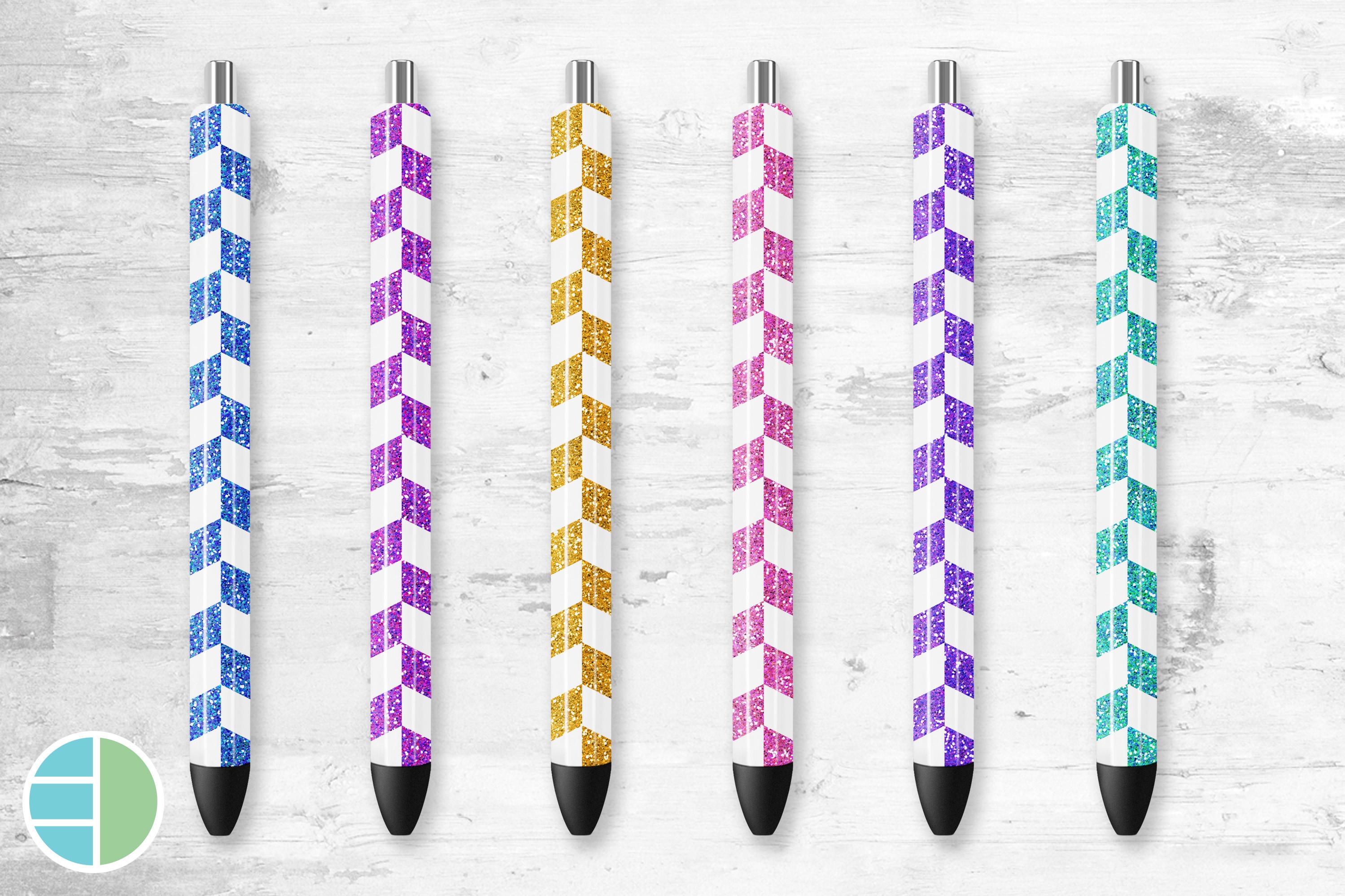 Chevron Print Sublimation Pen Bundle