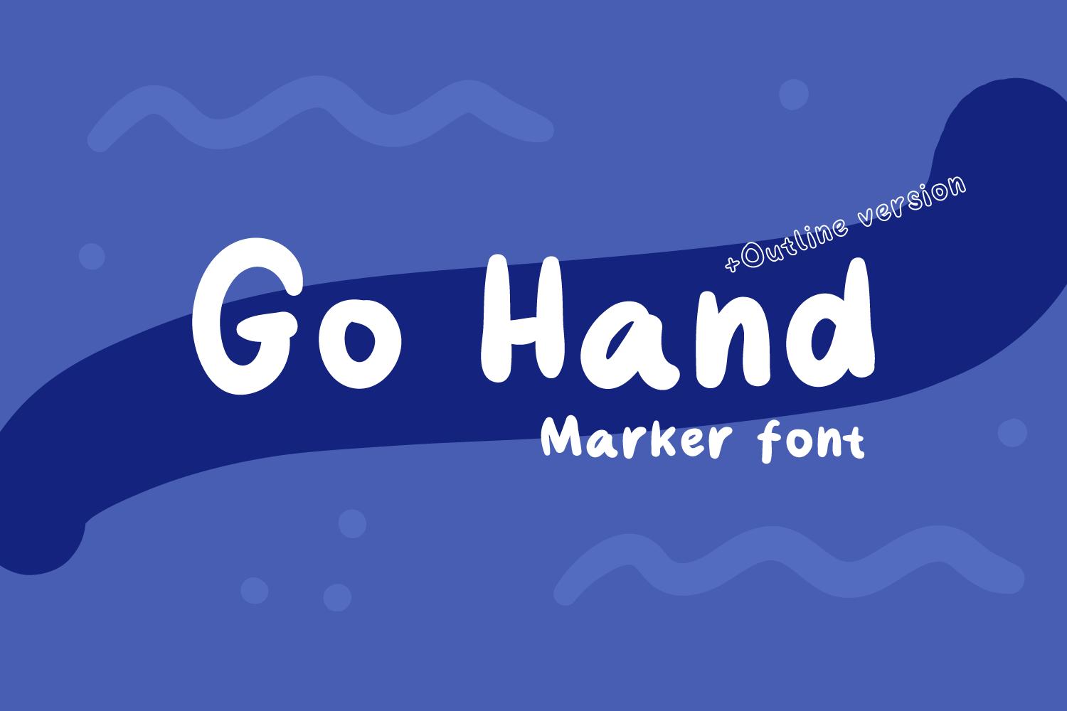 Go Hand Font