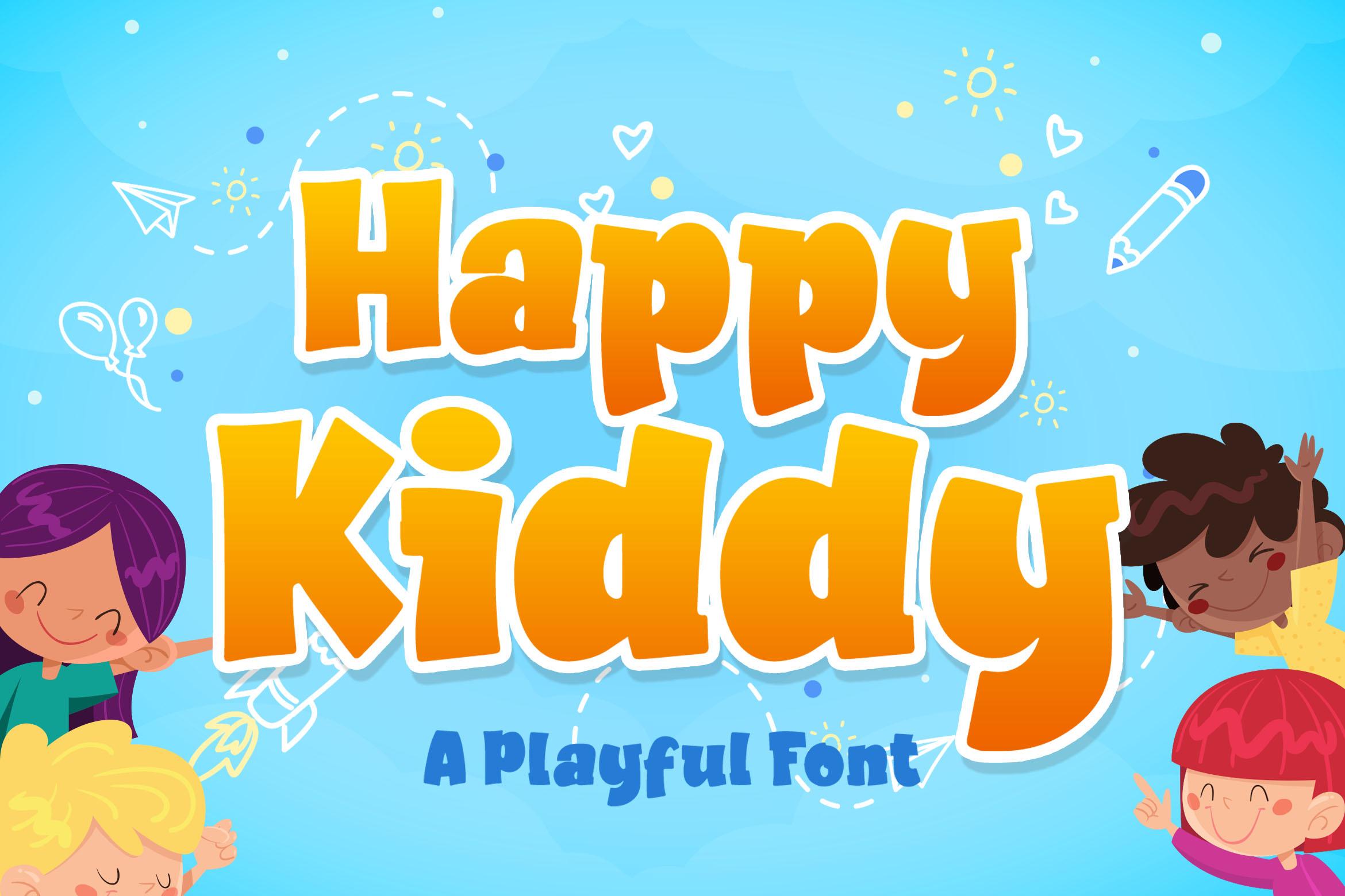 Happy Kiddy Font
