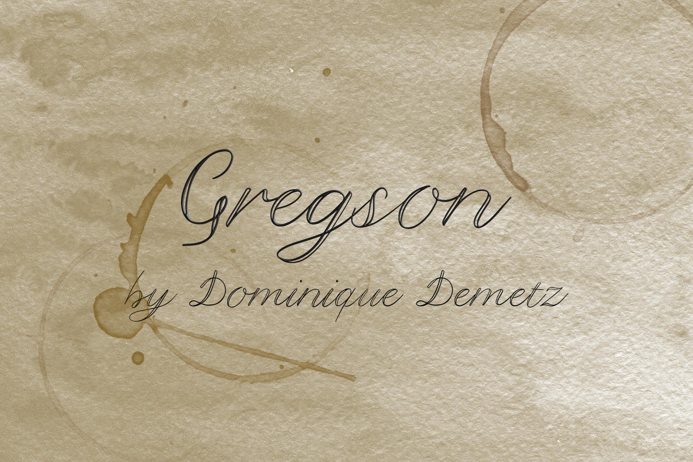 Gregson Font