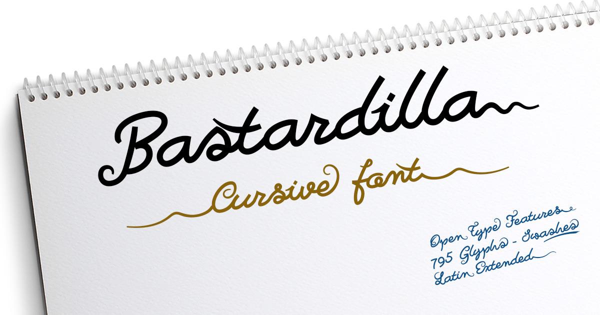 Bastardilla Font