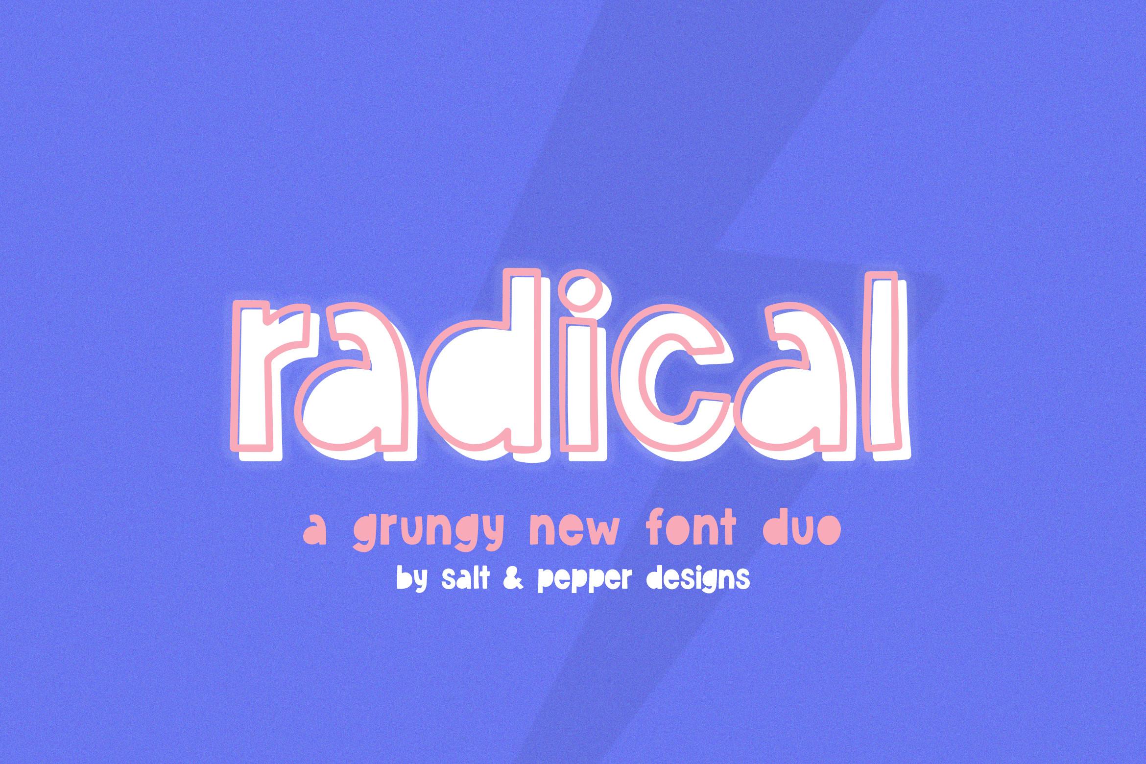 Radical Duo Font