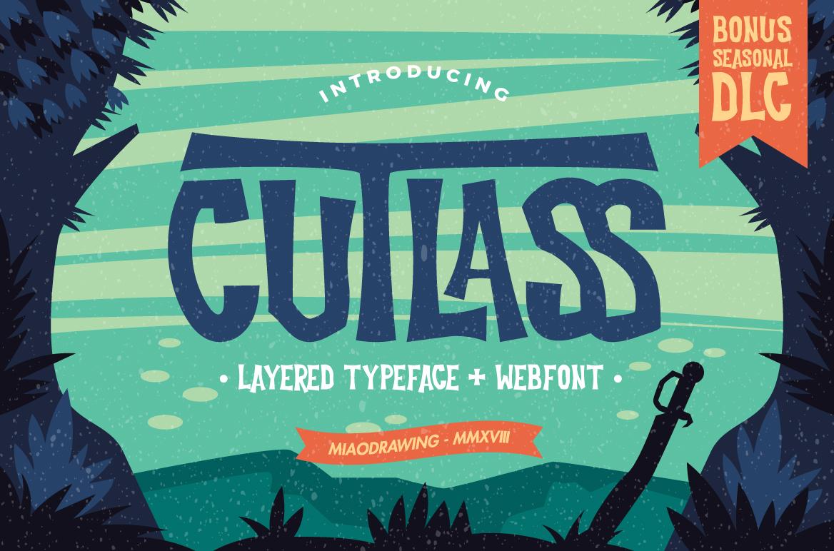 Cutlass Typeface Font