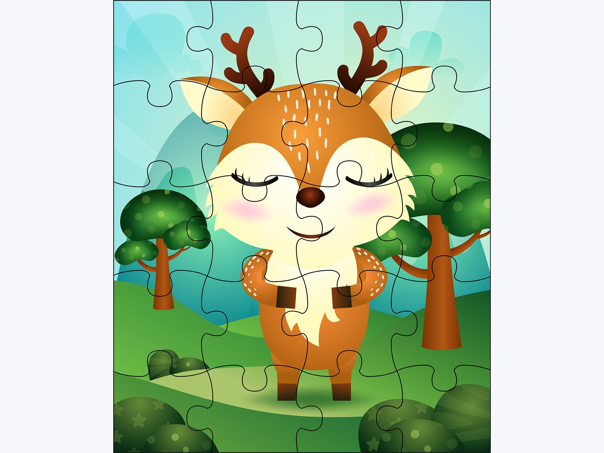 A Deer Puzzle - Teaching Material