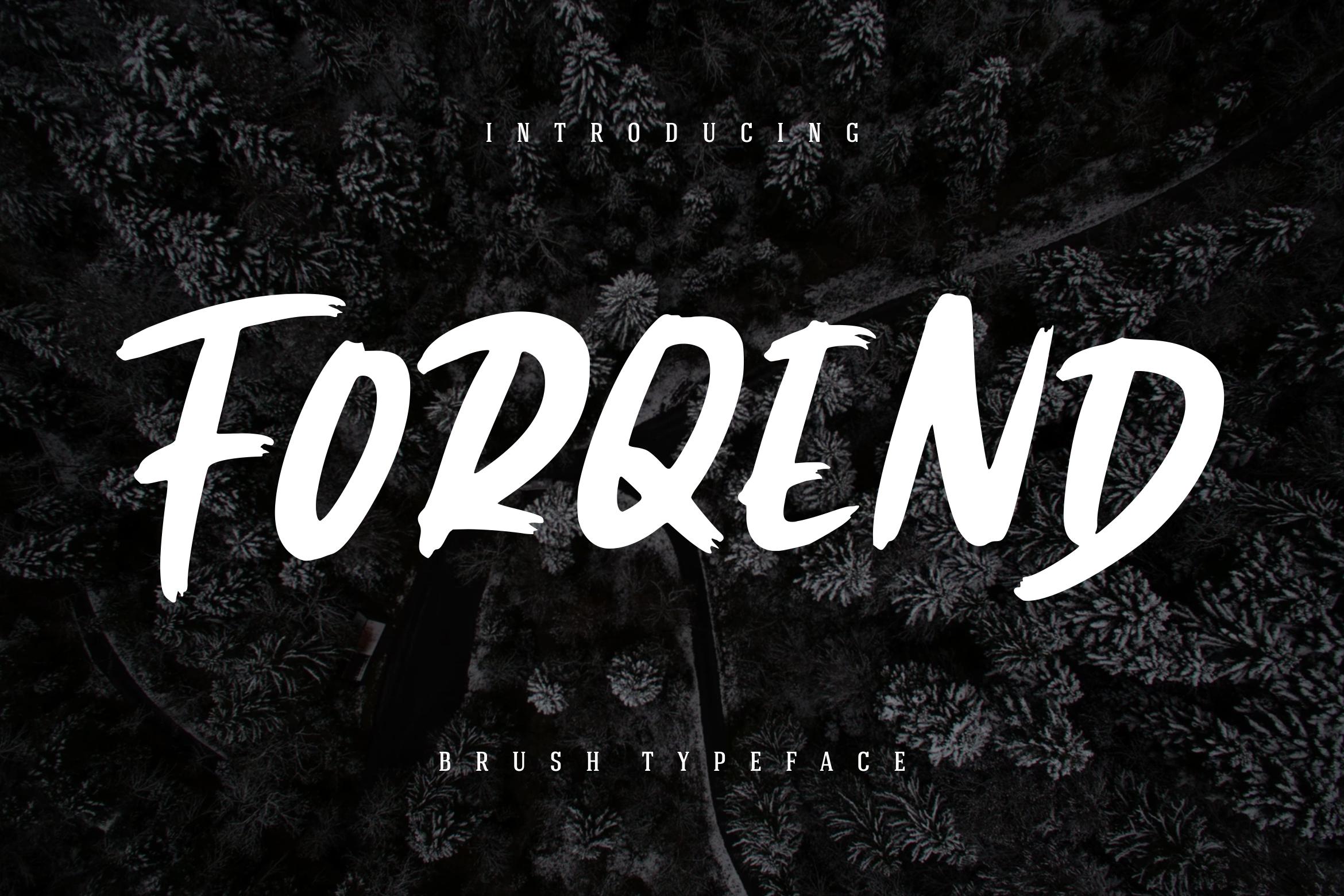 Forqend Font