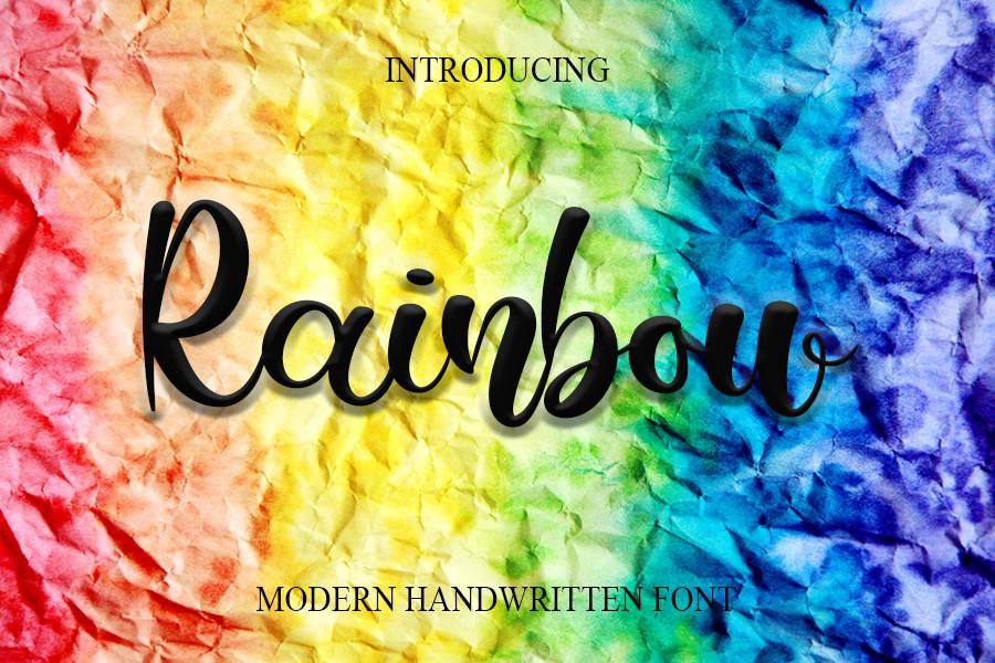 Rainbow Font