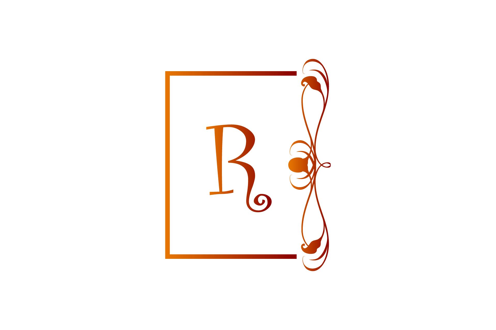 Monogram Floral Element