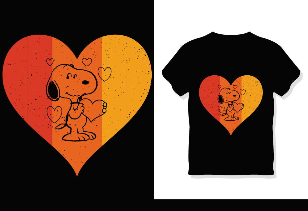 Valentines Day Retro Vintage T Shirt
