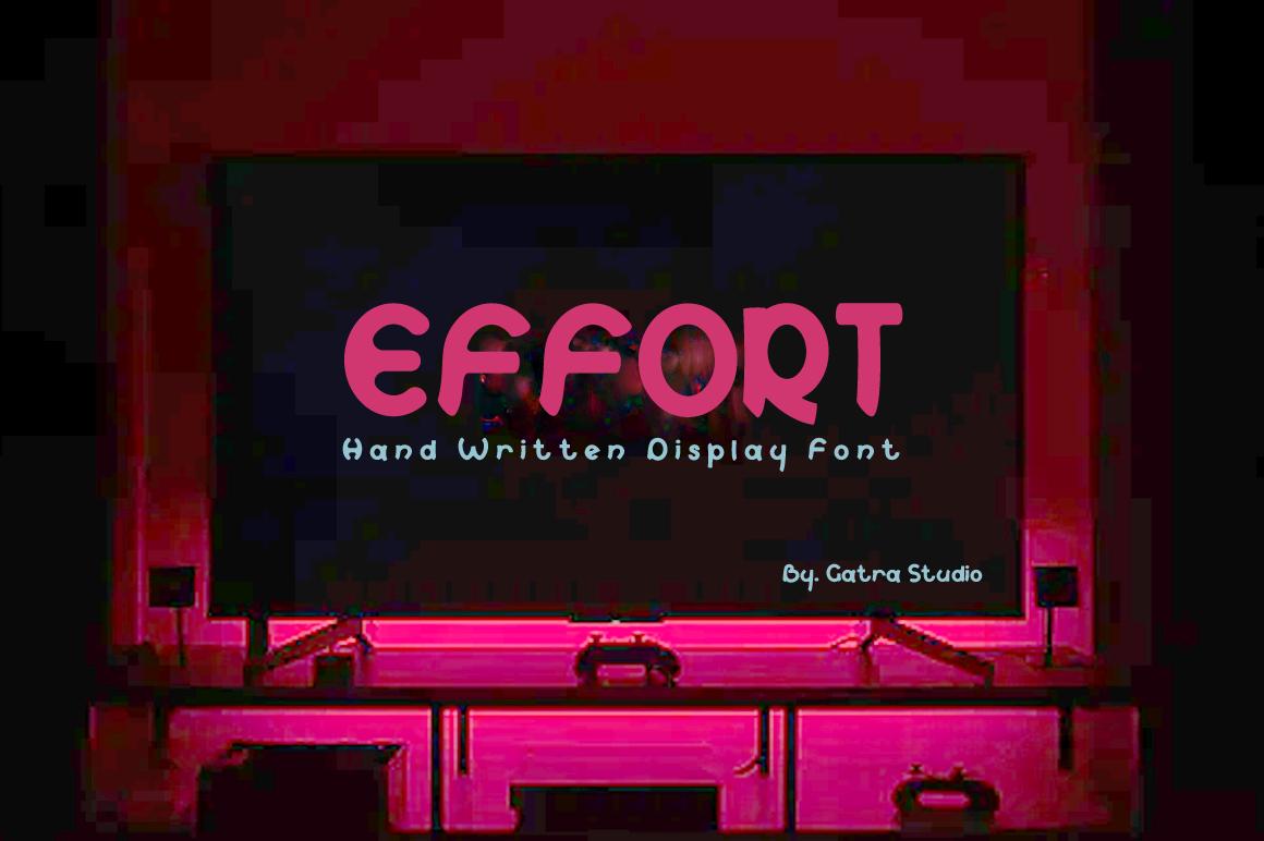 Effort Font