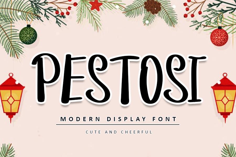 Pestosi Font