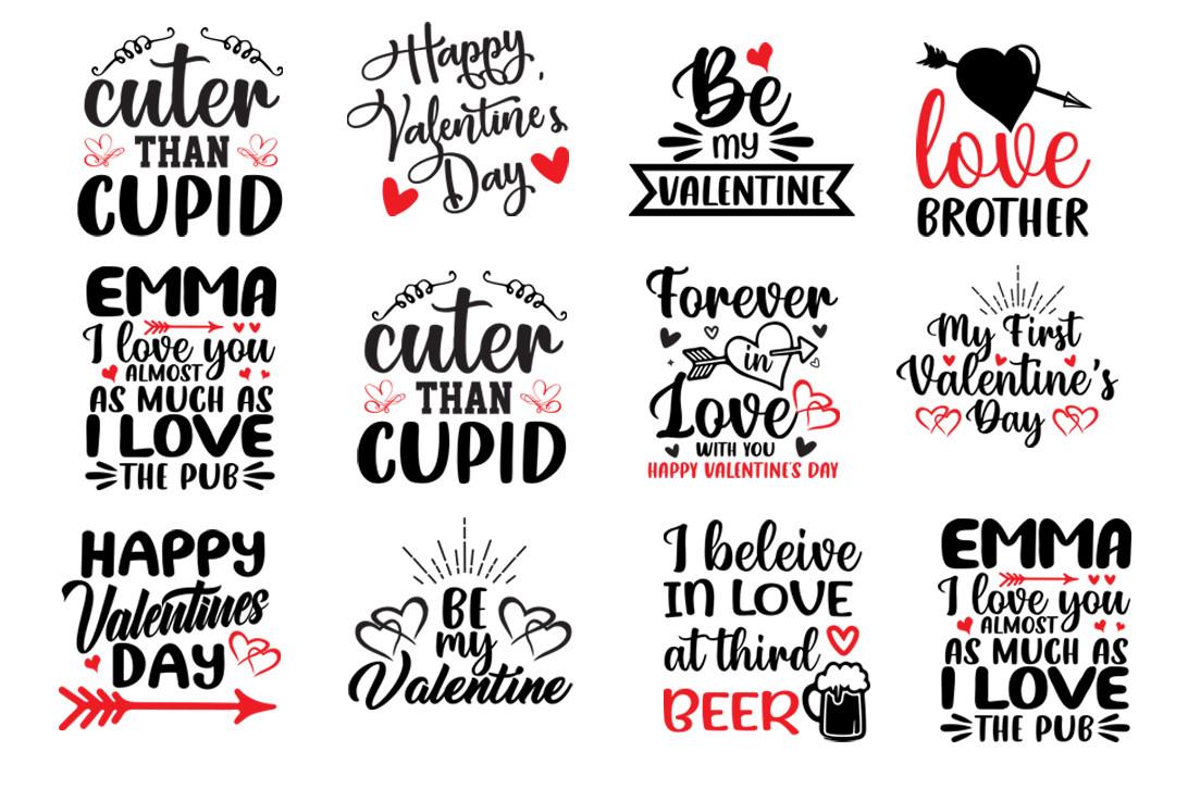 Happy Valentine's Day Svg Bundle