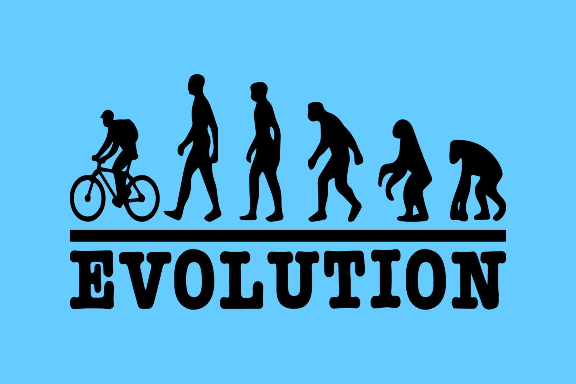 Bicycle Evolution SVG