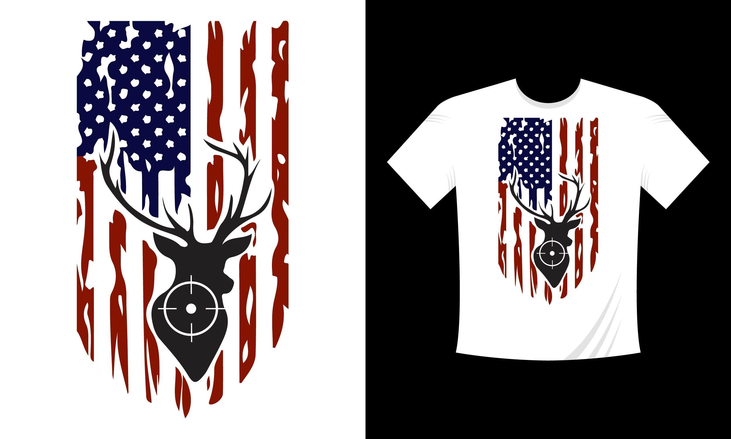 Hunting T-Shirt, Hunting Vector Graphic