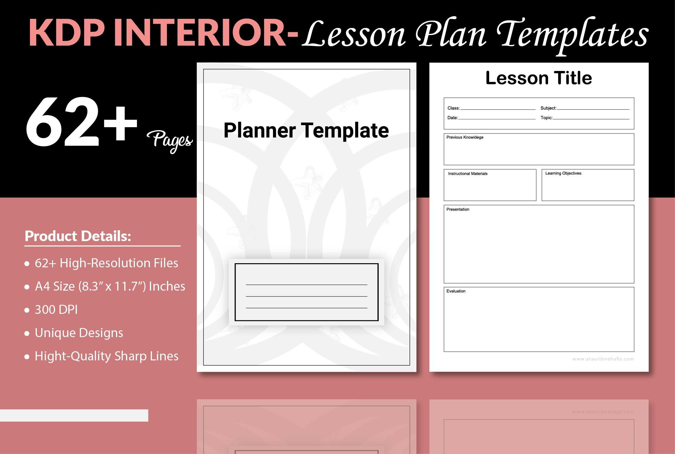 Lesson Plan Template - KDP Interior