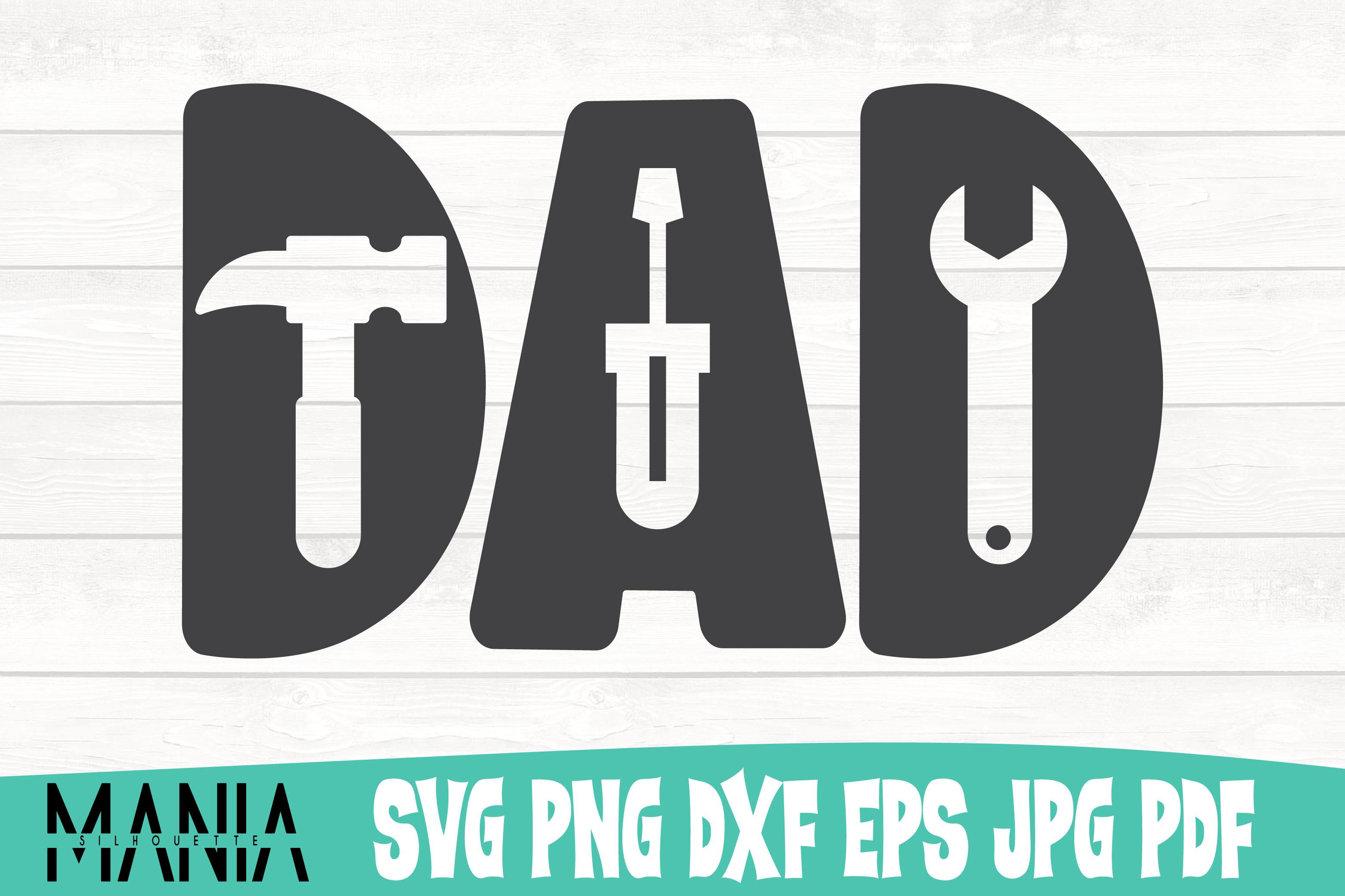 Dad Tools Svg Cut File Design