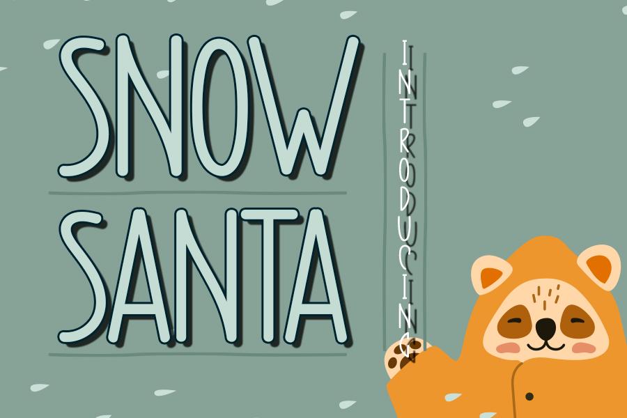 Snow Santa Font