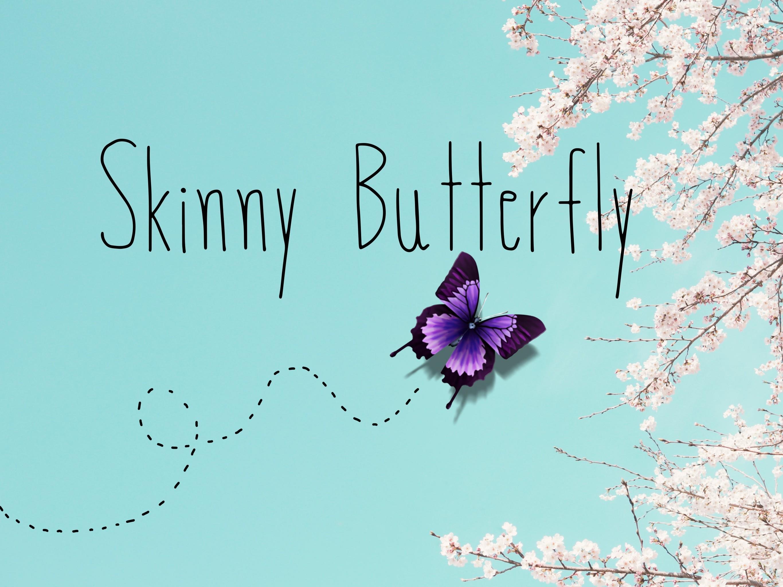 Skinny Butterfly Font