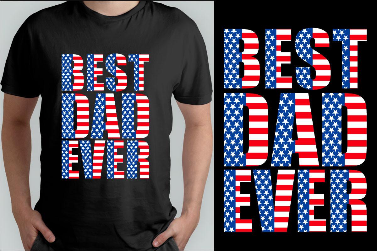 Dad Typography T-Shirt Design