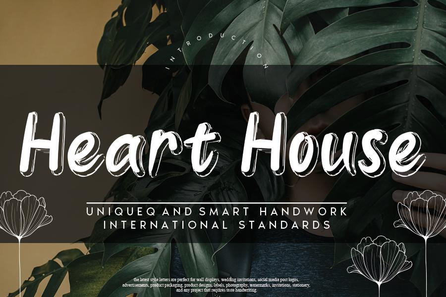 Heart House Font