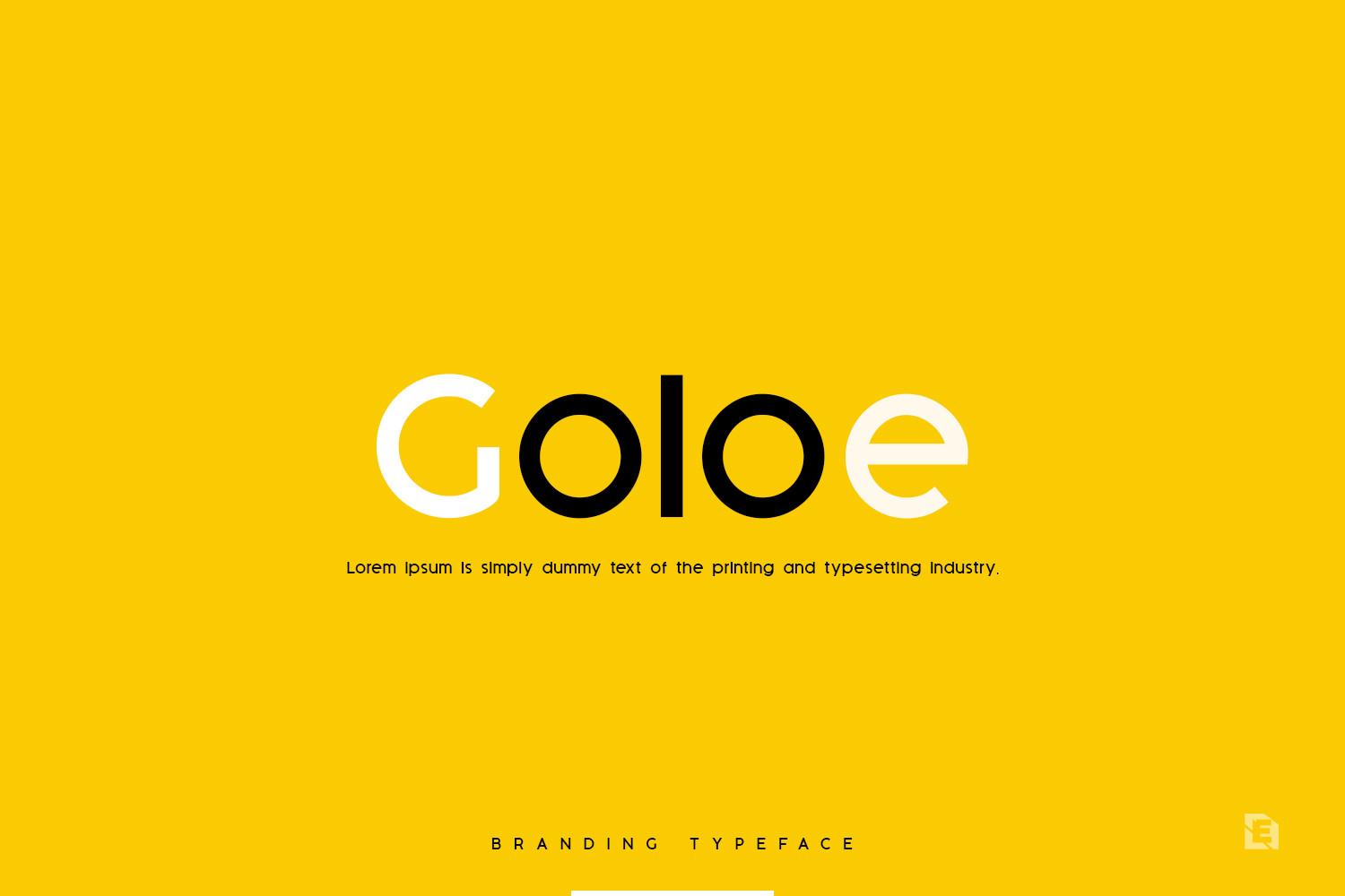 Goloe Font