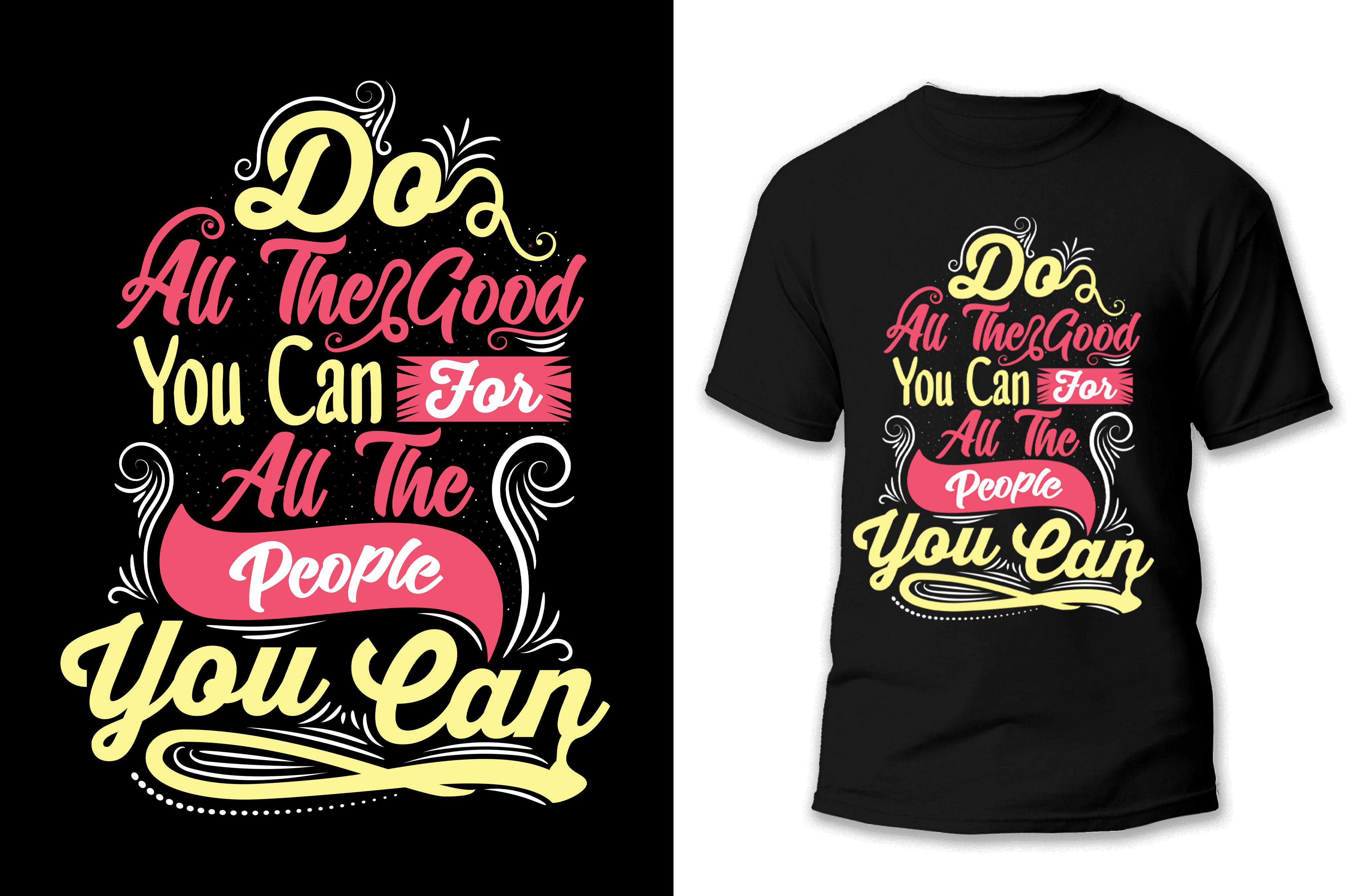 Typography T-shirt Design Graphic