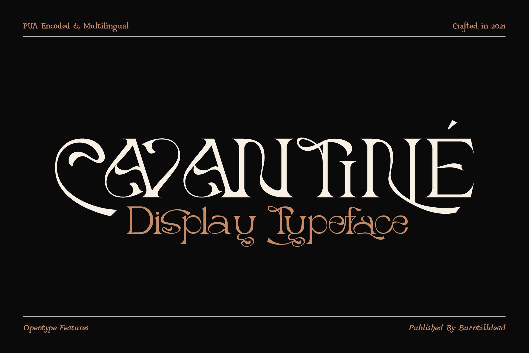 Cavantine Font