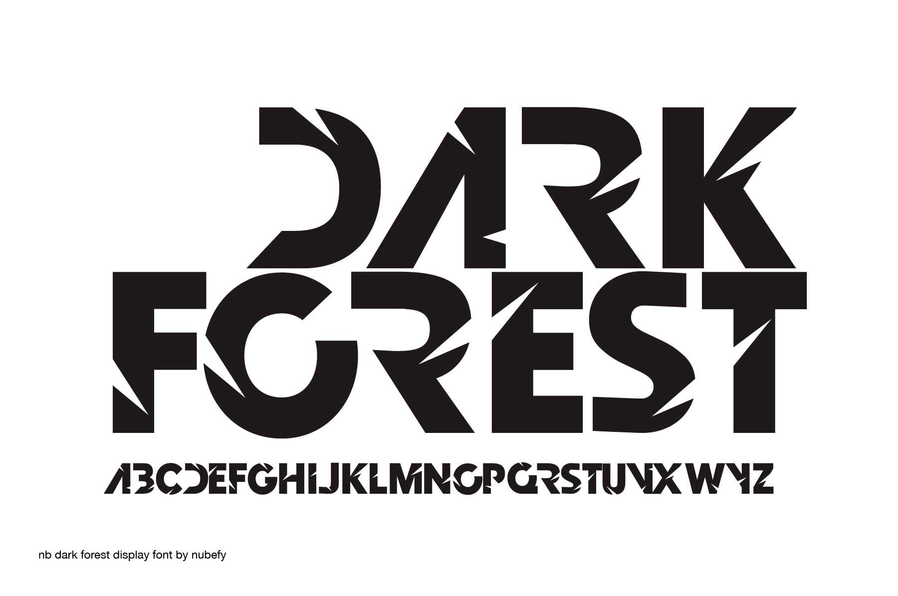 Dark Forest Font