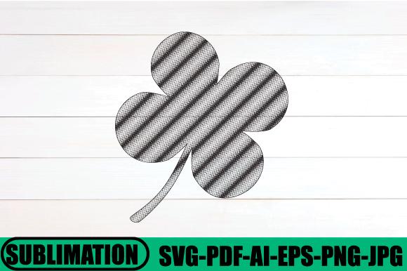 Shamrock Leopard Sublimation Design Svg