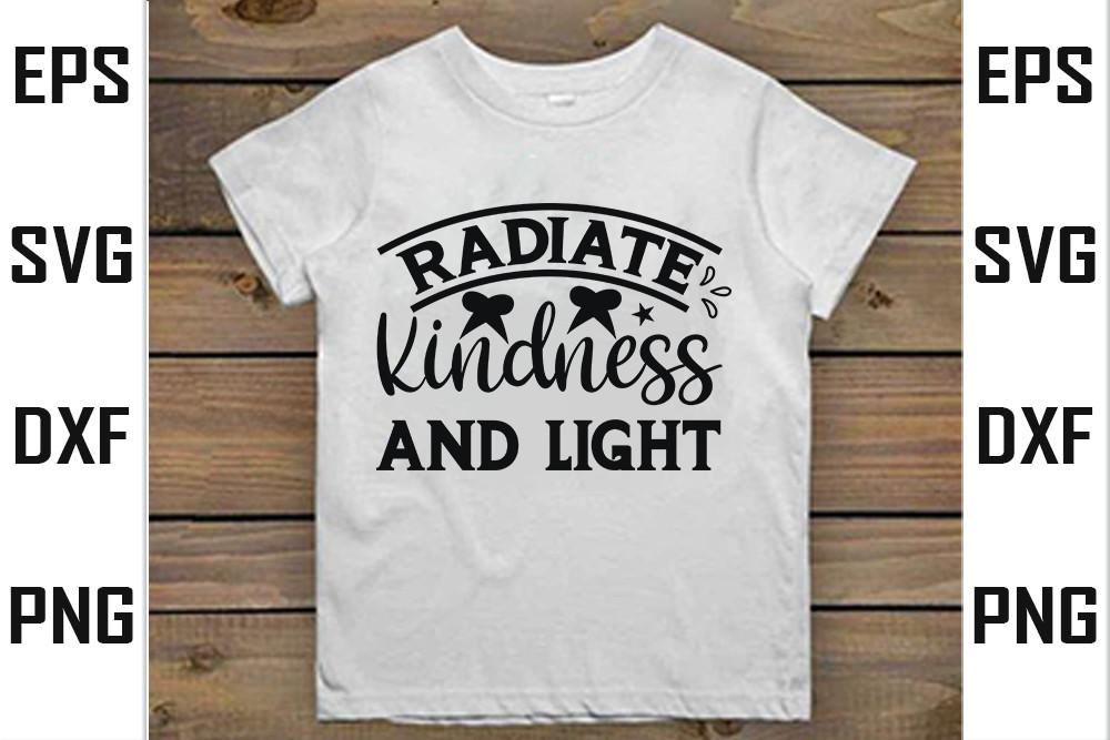 Tote Bag  Svg Design, Radiate Kindness a