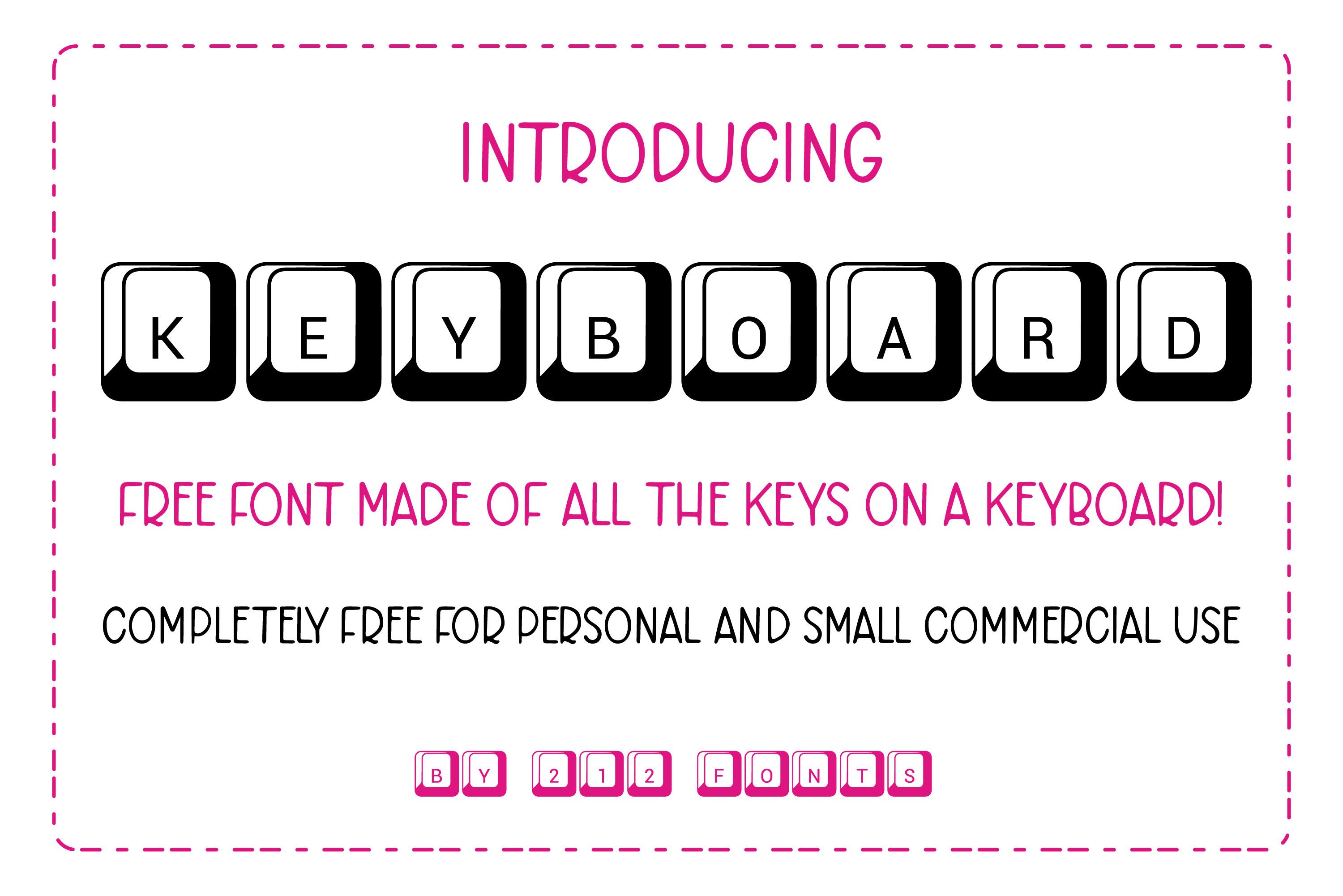 Keyboard Font