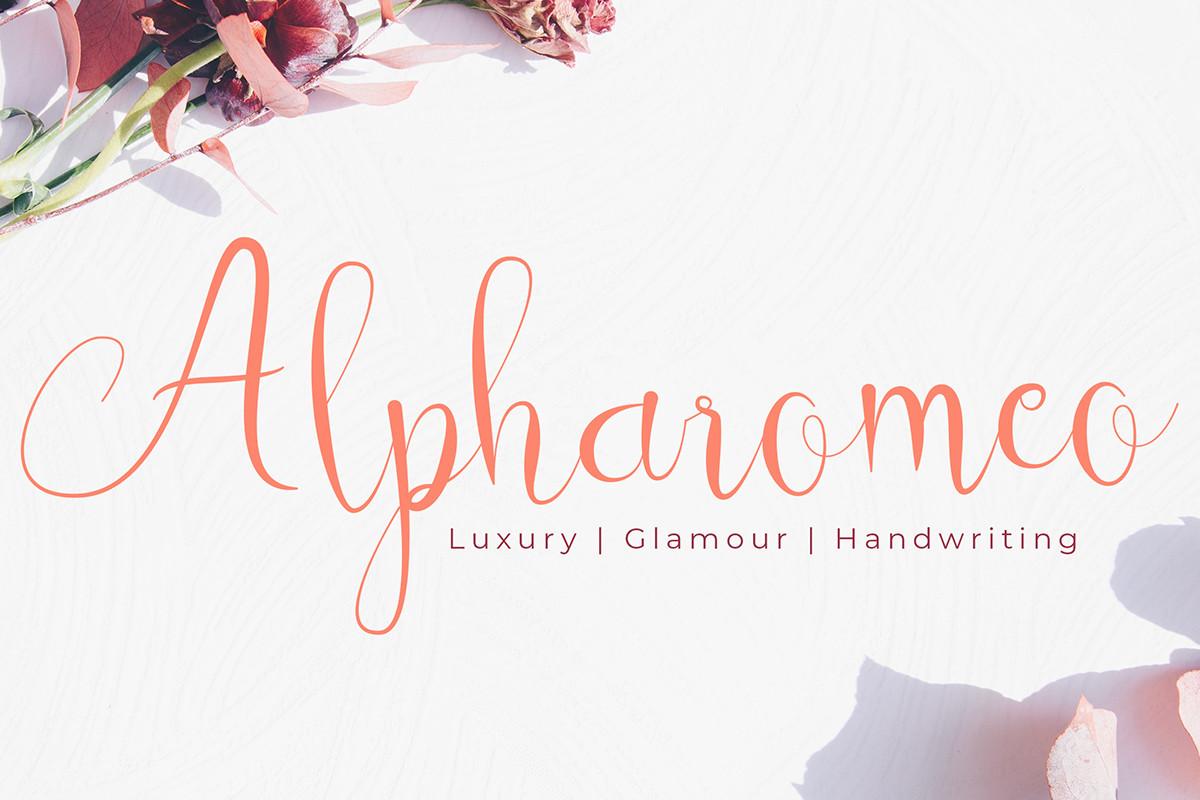 Alpharomeo Font