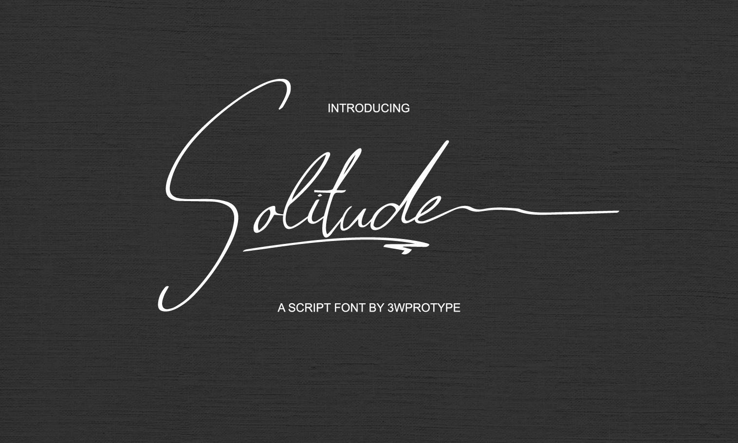 Solitude Font