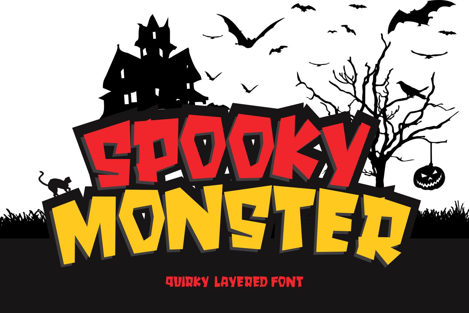 Spooky Monster Font