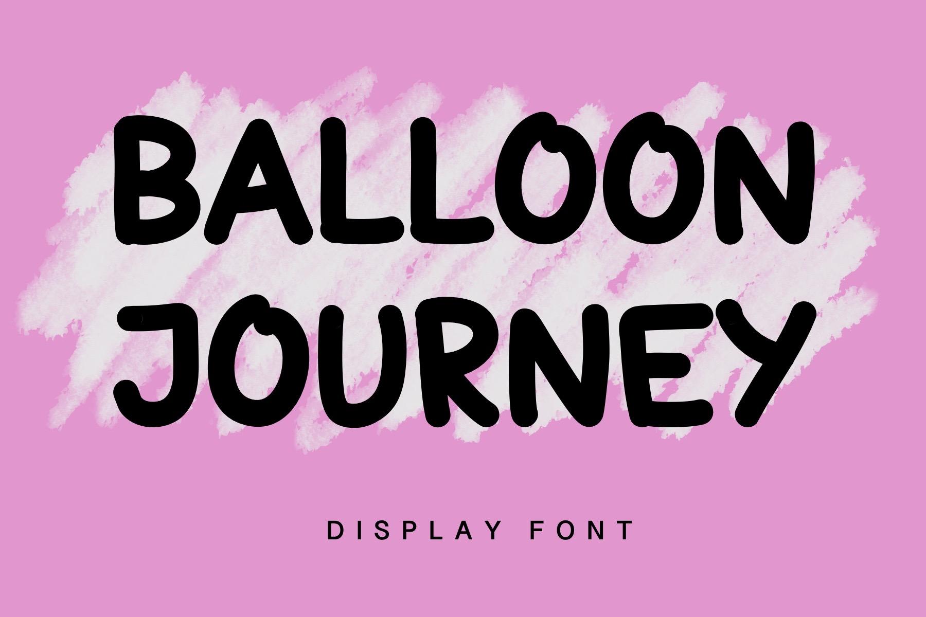 Ballon Journey Font