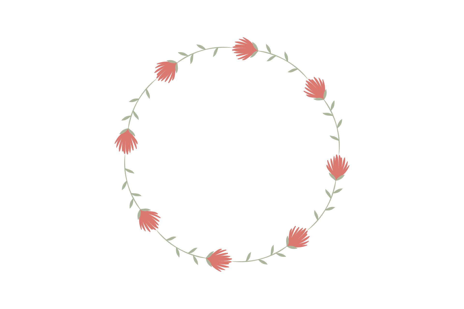 Modern Frame Design Isolated