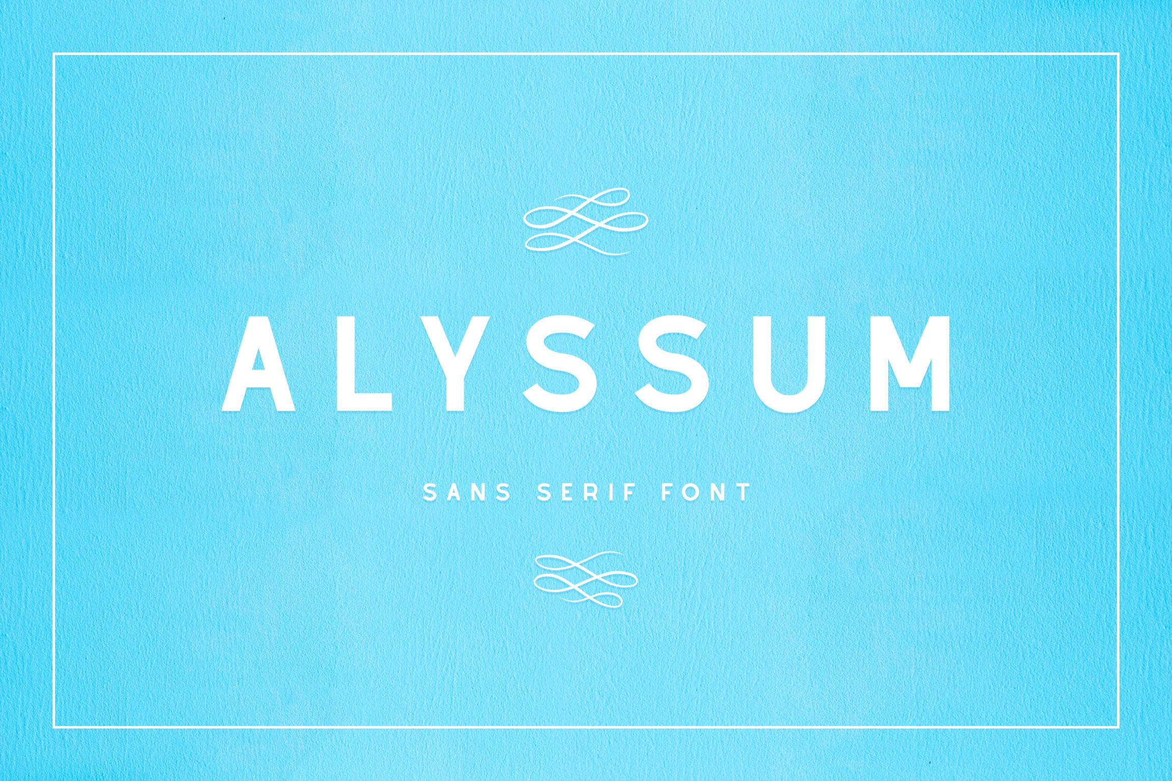 Alyssum Font