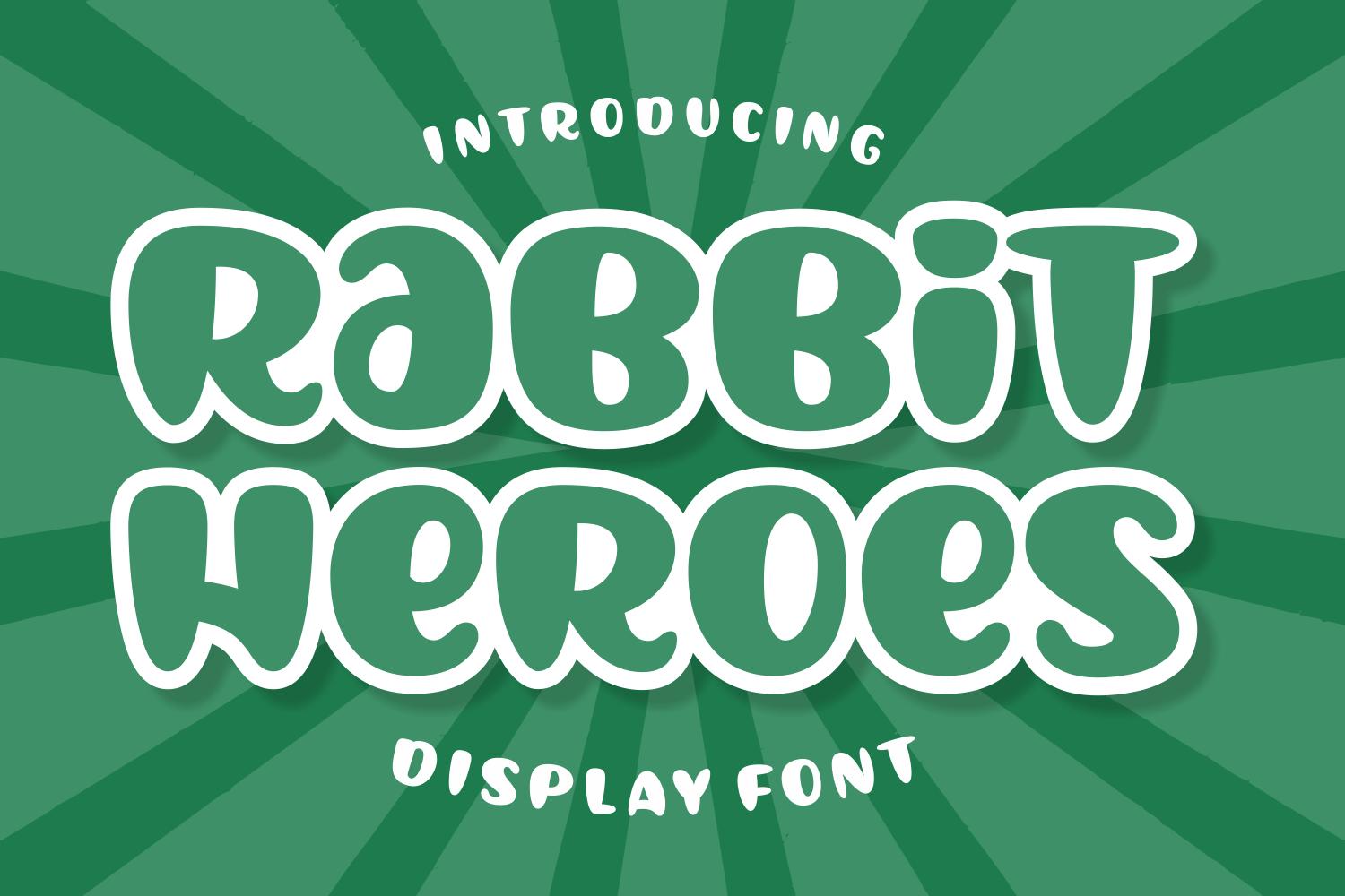 Rabbit Heroes Font