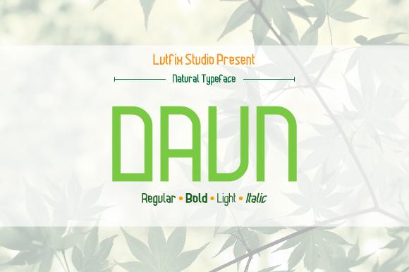 Daun Family Font
