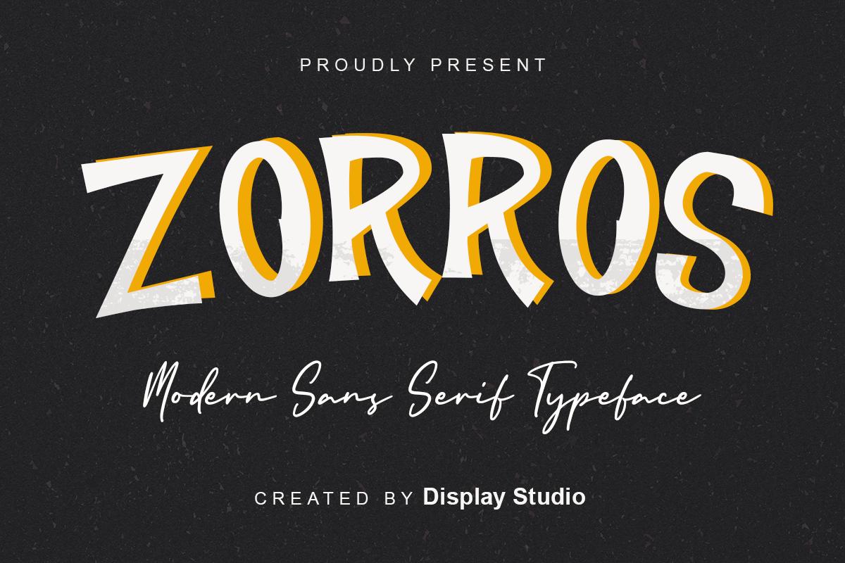 Zorros Font