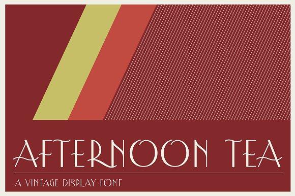 Afternoon Tea Font