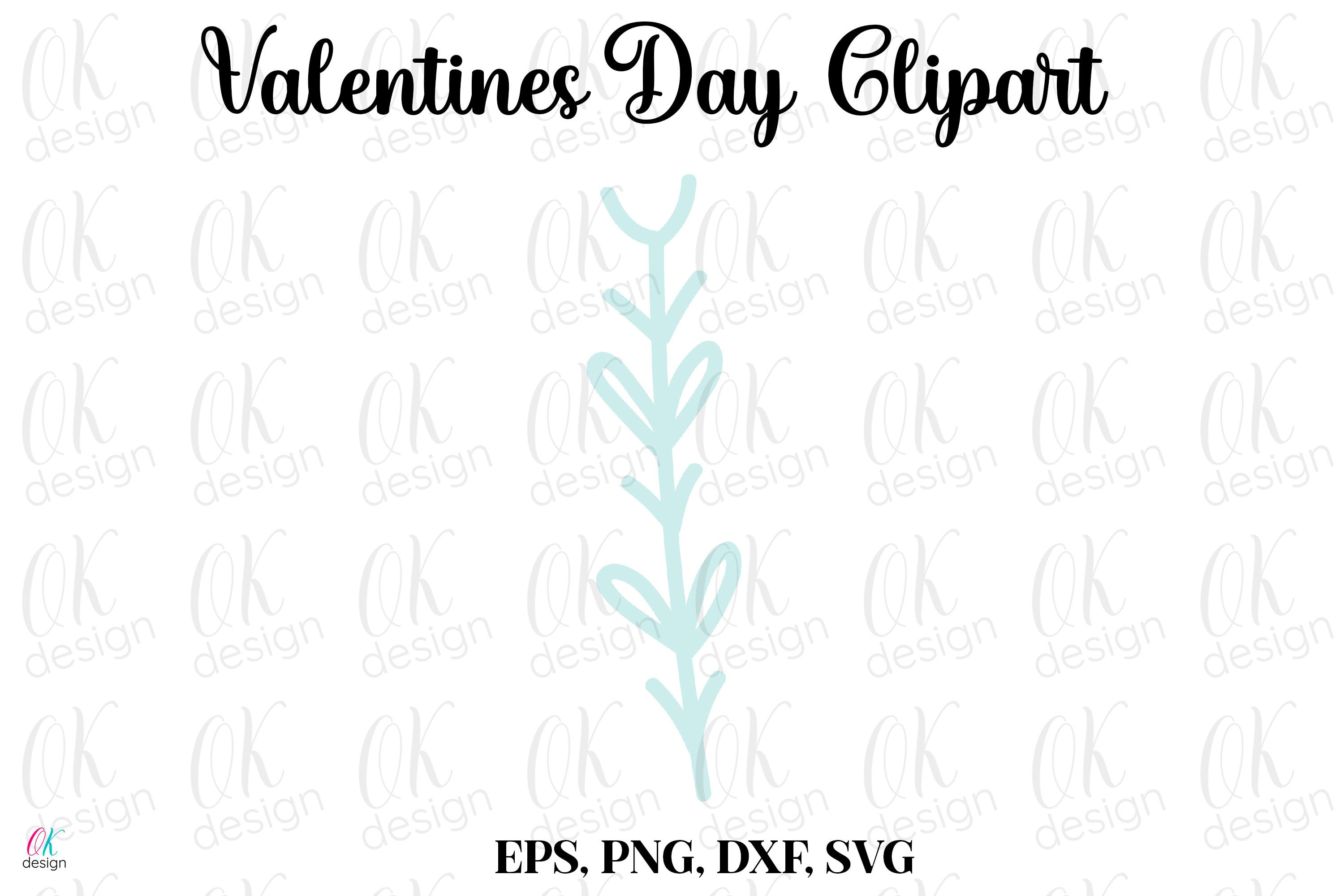 Valentines Clipart SVG, DXF, PNG Files.