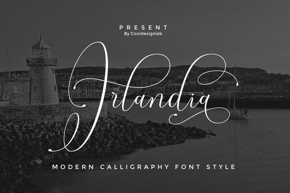 Irlandia Script Font